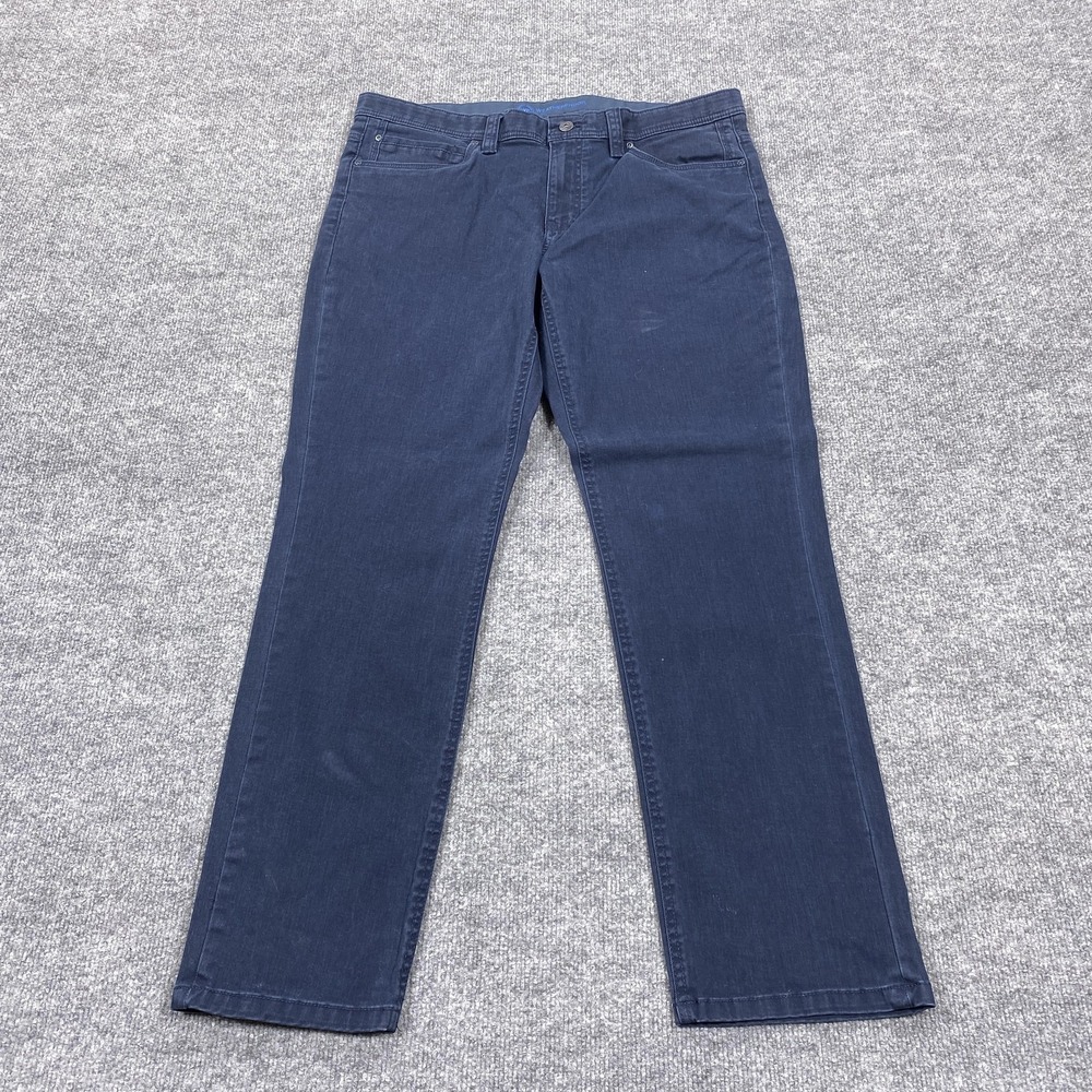 Weatherproof Jeans Mens 36x30 Blue Regular Straight Leg Dark Wash Stretch Denim